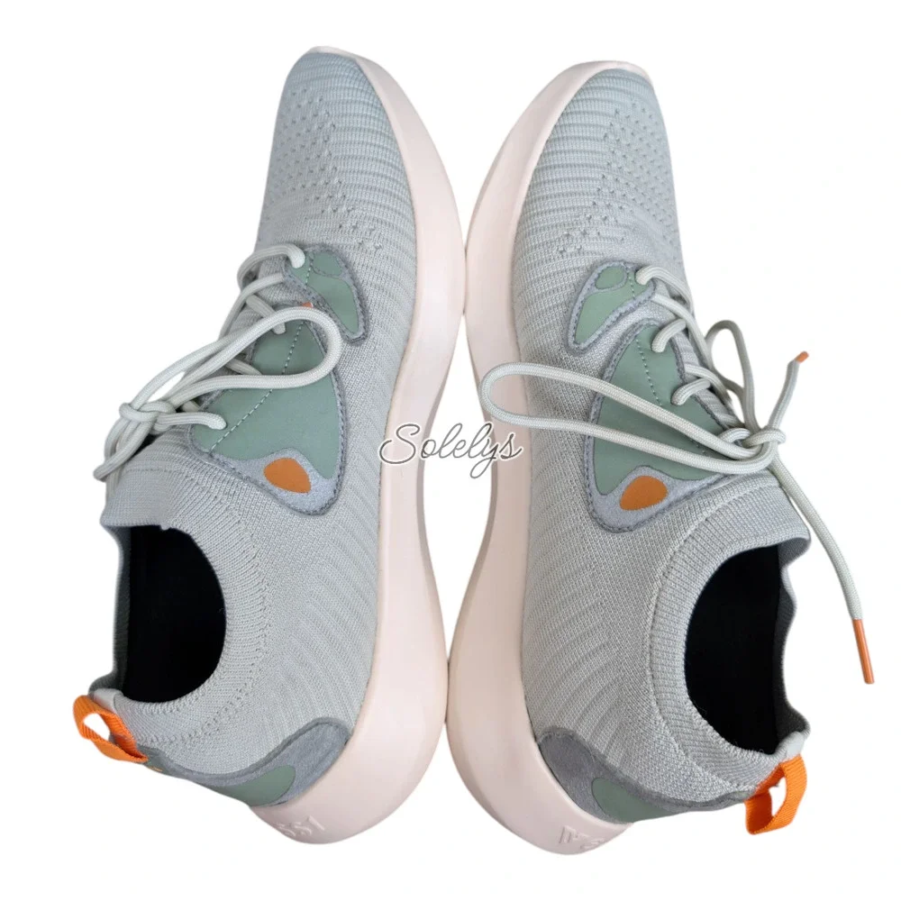 Vessi Everyday Move Womens 10 Camper Green Waterproof Knit Dyma-Tex Sneaker